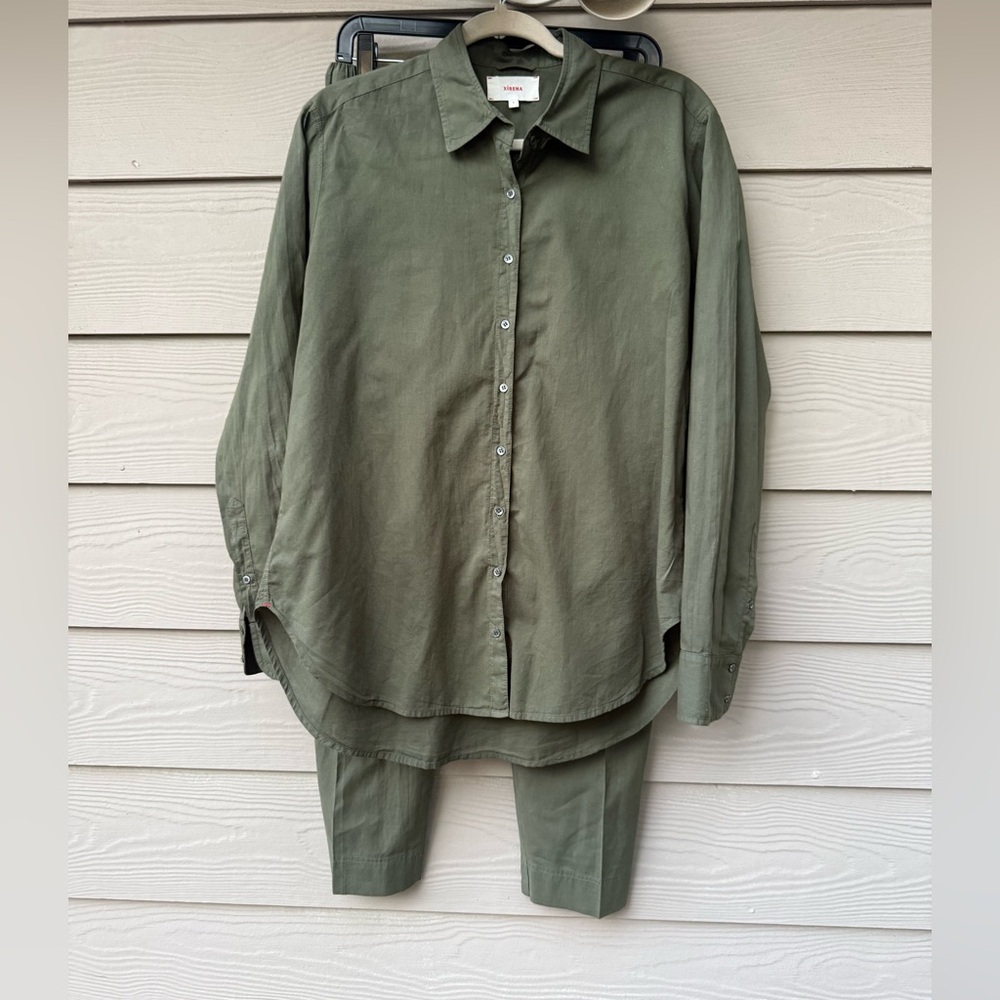 XiRENA Olive Green Suit